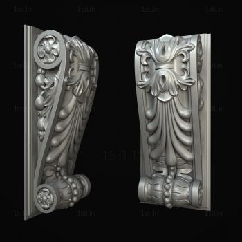 Corbels (KR_0682) 3D model for CNC machine